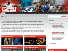 Tablet Screenshot of kmsport.cz