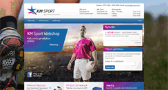 Desktop Screenshot of kmsport.dk