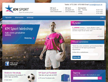 Tablet Screenshot of kmsport.dk